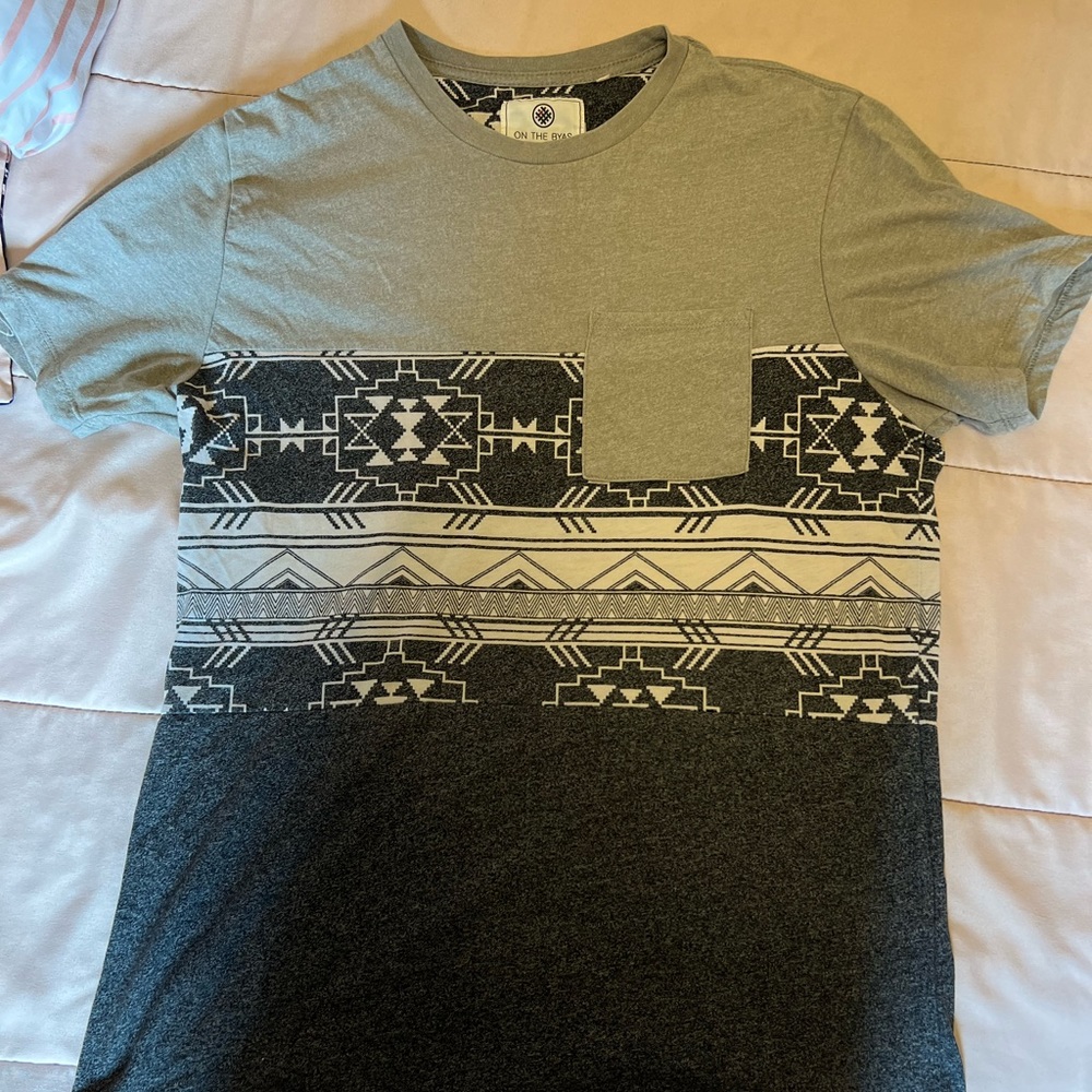 On the Byas t shirt